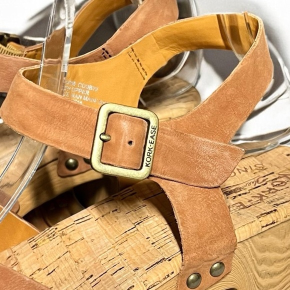 🌻NEW Kork-Ease Ester Brown Leather Sandal Size 10 | $150 Retail - Picture 4 of 10